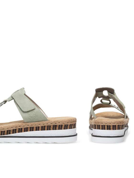 Rieker Rieker Iešļūcenes V79M6-52 Zaļš