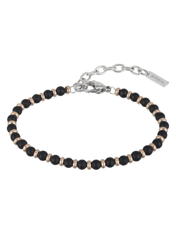 Breil Breil Bransoletka BLACK ONYX Czarny