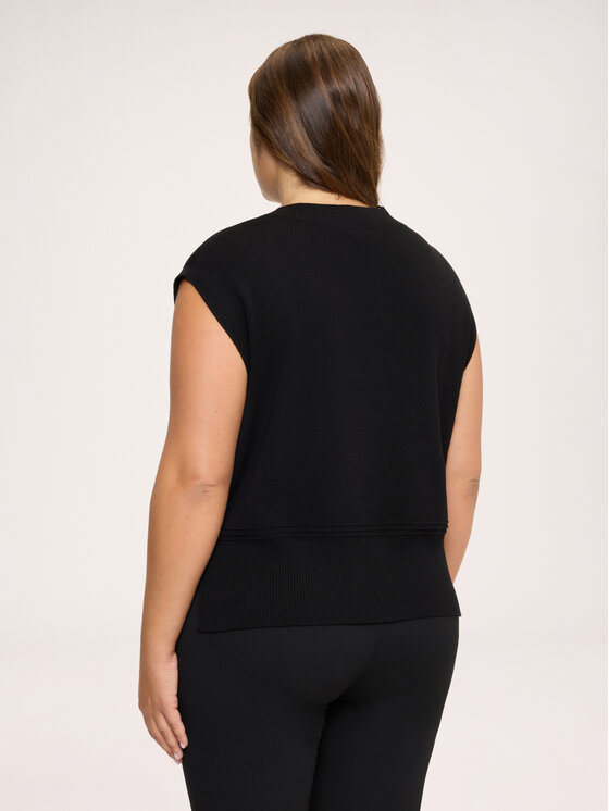 Fiorella Rubino Fiorella Rubino Top M278L008560N033 Nero Cropp Fit