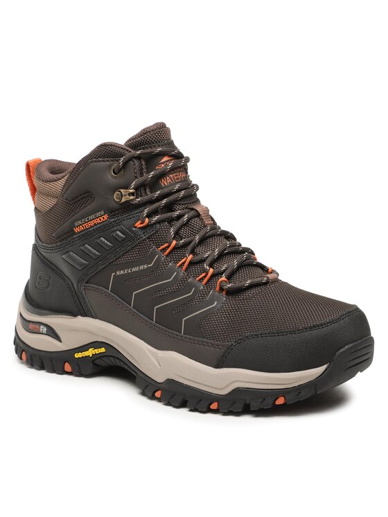 Skechers Skechers Trapery Arch Fit Dawson Raveno 204634/BRN Brązowy