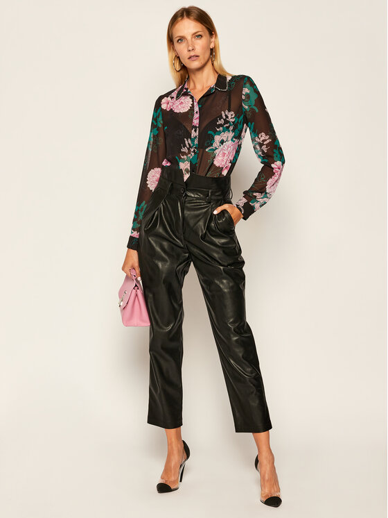 Guess Guess Риза Clouis W0YH96 W70Q0 Черен Regular Fit