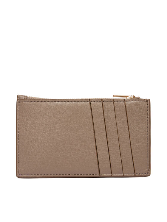 Calvin Klein Calvin Klein Peňaženka Foil Logo Top Zip Cardcase LV04F1090G Béžová