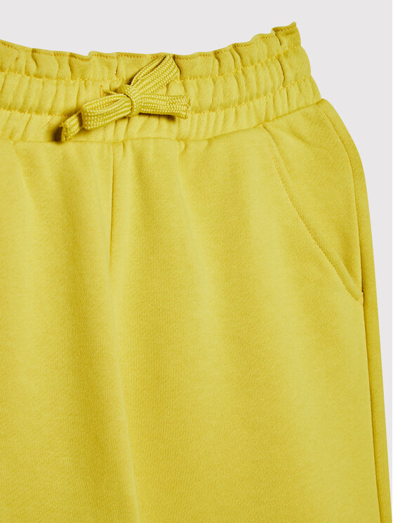 United Colors Of Benetton United Colors Of Benetton Melegítő alsó 3QLACF00H Sárga Regular Fit