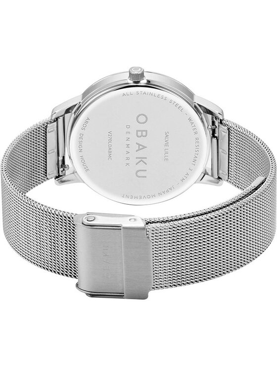 Obaku Obaku Zegarek V270LDABMC Srebrny