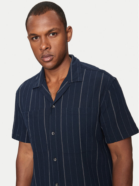 Selected Homme Selected Homme Košeľa Slhreg-Mix 16093647 Tmavomodrá Regular Fit