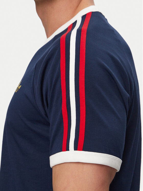 adidas adidas Футболка 3-Stripes KC8636 Cиній Regular Fit
