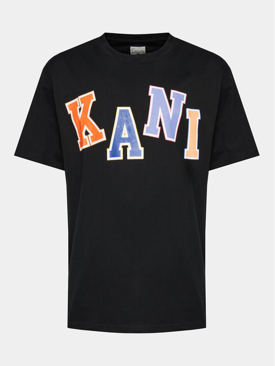 karl kani t-shirt km241-057-2 noir regular fit