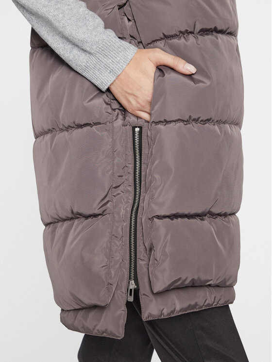 ONLY ONLY Bezrękawnik 15300259 Szary Regular Fit