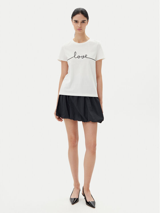 Vero Moda Vero Moda Póló Kami 10332587 Fehér Relaxed Fit