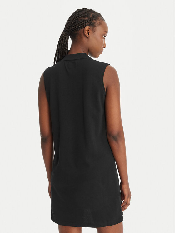 Kappa Kappa Kleid für den Alltag Ivanka 332D7MW Schwarz Regular Fit