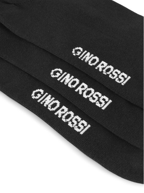 GINO ROSSI GINO ROSSI Krátké ponožky CEO_AS_GR_3MB_001S-AW26 (3-PACK) Černá