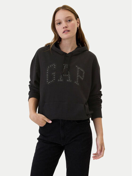Gap Bluza 541904-02 Czarny Relaxed Fit