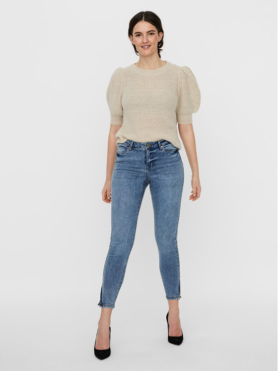 Vero Moda Džínsy Tilde 10247111 Modrá Slim Fit
