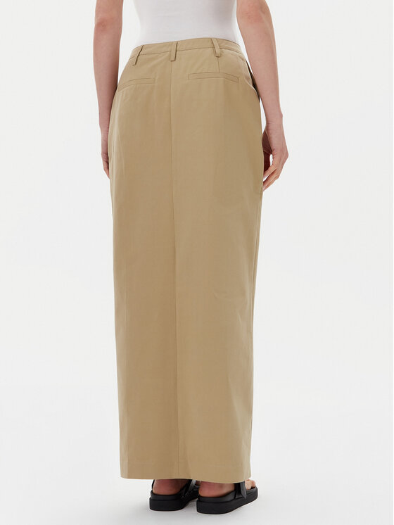 Herskind Herskind Maxi suknja 5532150 Kaki Regular Fit