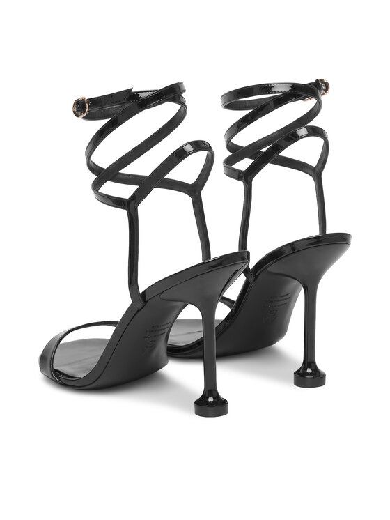 Stuart Weitzman Stuart Weitzman Szandál Naudistini Wrap 100 SM910 Fekete