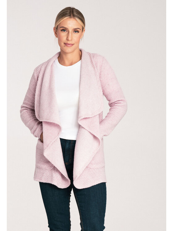 FIGL FIGLFIGL Cardigan M1043 Rosa Loose Fit