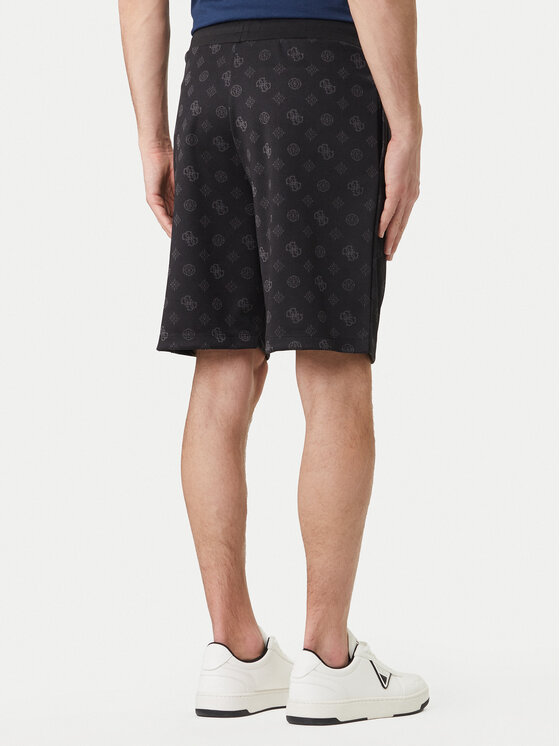 Guess Guess Športové kraťasy Z6GD03 K2851 Čierna Regular Fit