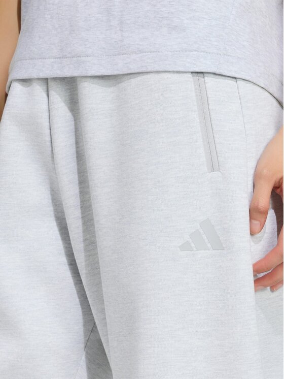 adidas adidas Spodnie materiałowe Z.N.E. OPEN HEMZ.N.E. OPEN HEM Szary Loose Fit