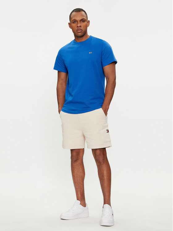Tommy Jeans Tommy Jeans Sportiniai šortai Badge DM0DM18479 Smėlio Regular Fit