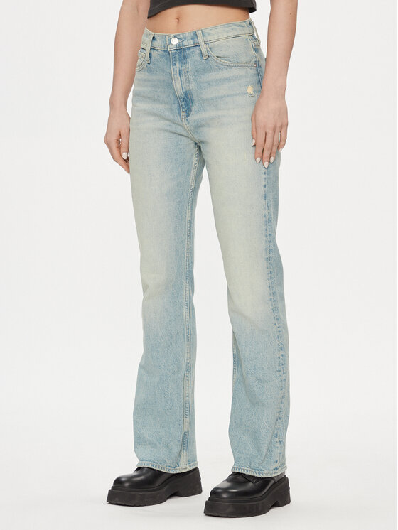 Calvin Klein Jeans Blugi Authentic J20J222449 Albastru Bootcut Fit