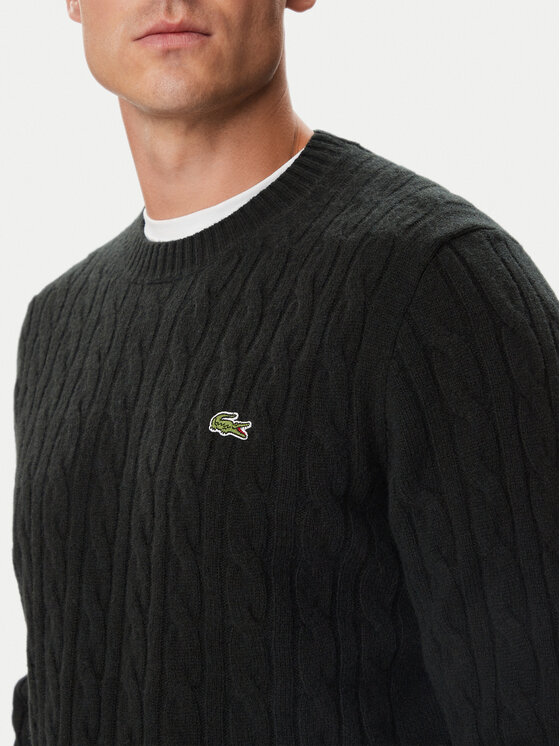 Lacoste Lacoste Pulover AH2924 Temno zelena Classic Fit