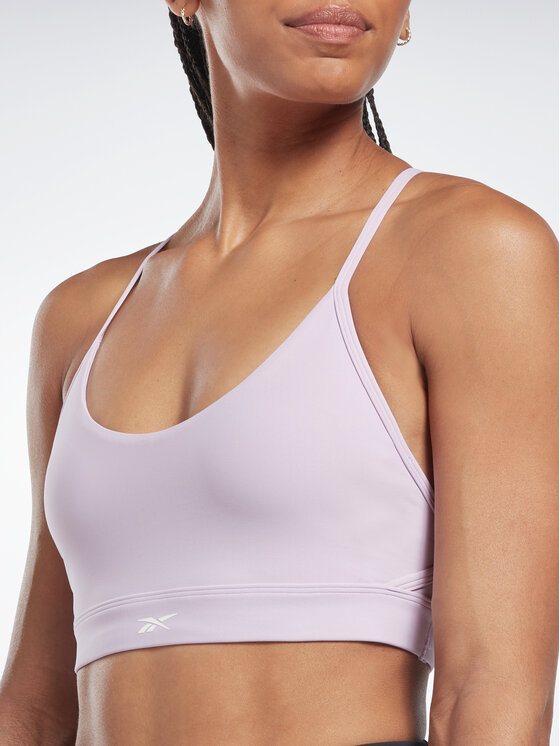 Reebok Reebok Sportovní podprsenka Lux Strappy Sports HT6147 Fialová