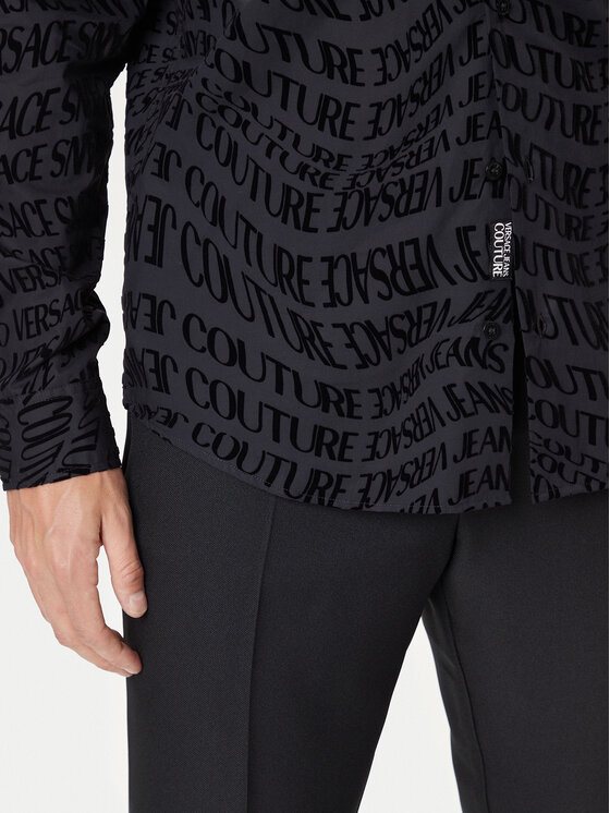 Versace Jeans Couture Versace Jeans Couture Srajca 79GAL2R0 NS703 Črna Slim Fit