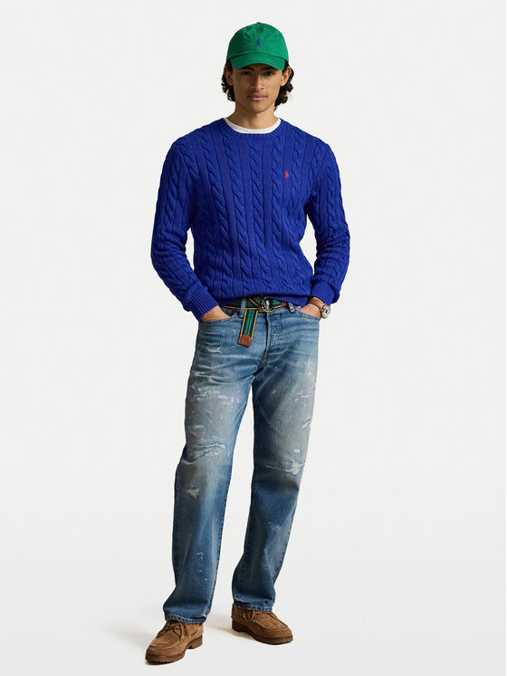 Polo Ralph Lauren Polo Ralph Lauren Sveter 710775885553 Modrá Regular Fit
