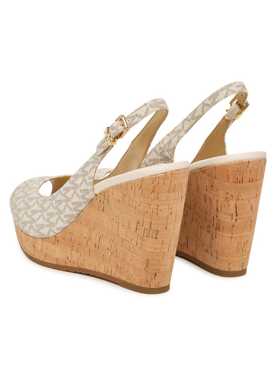 MICHAEL Michael Kors MICHAEL Michael Kors Szandál Rosie Wedge 40S6RSHS1B Ekru