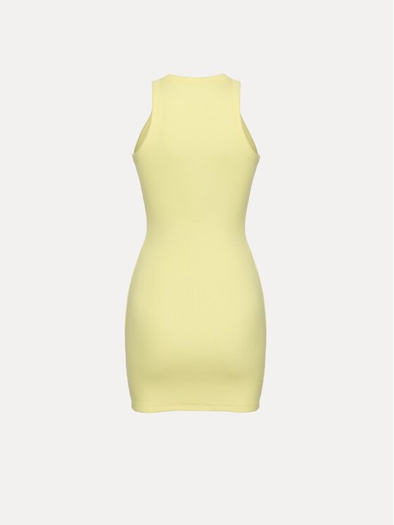 La Mania La Mania Vestito estivo CARLOTTA Giallo Basic Fit