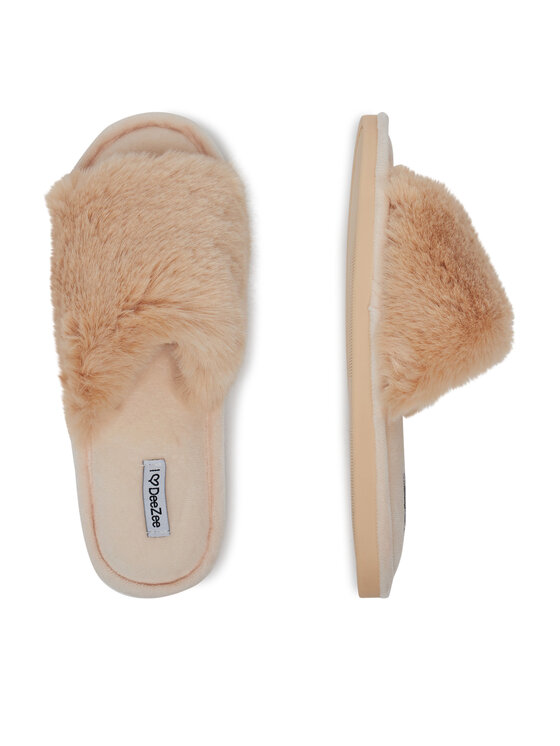 DeeZee DeeZee Hausschuhe MU-SL-DZ01 Beige