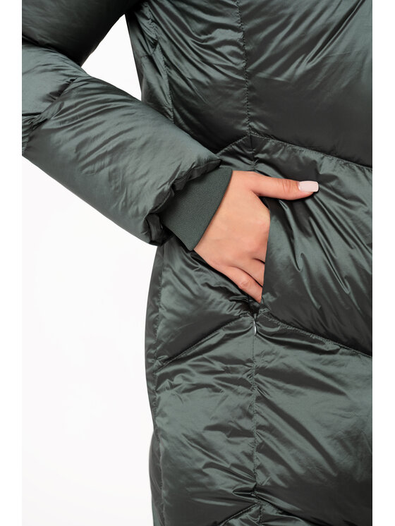 QUIOSQUE QUIOSQUE Kurtka damska 9TJ001 Zielony Regular Fit