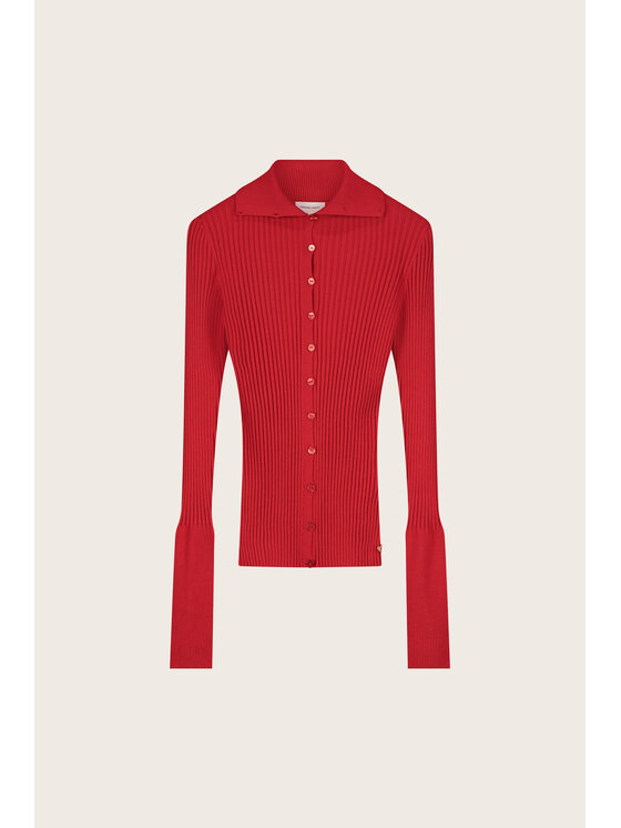 Fabienne Chapot Fabienne Chapot Kardigan 6984-1851-175 Czerwony Regular Fit