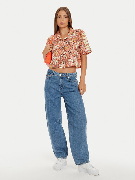 adidas adidas Marškiniai FARM Rio IW5185 Oranžinė Loose Fit