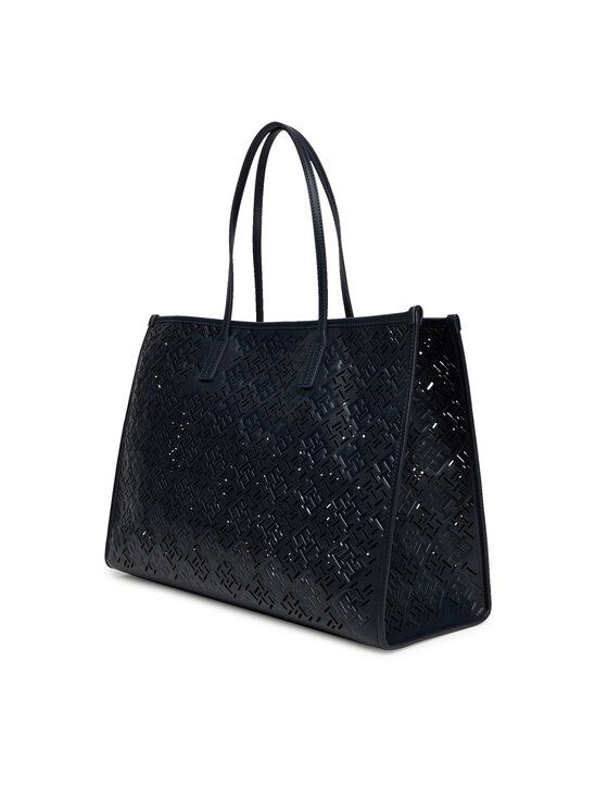Tommy Hilfiger Tommy Hilfiger Torebka Th City AW0AW17501 Granatowy