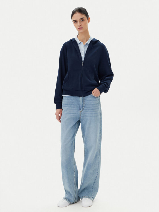 Tommy Hilfiger Tommy Hilfiger Pulóver UW0UW05772 Sötétkék Regular Fit