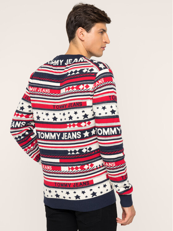 Tommy Jeans Tommy Jeans Maglione TJM Americana DM0DM06995 Multicolore Regular Fit