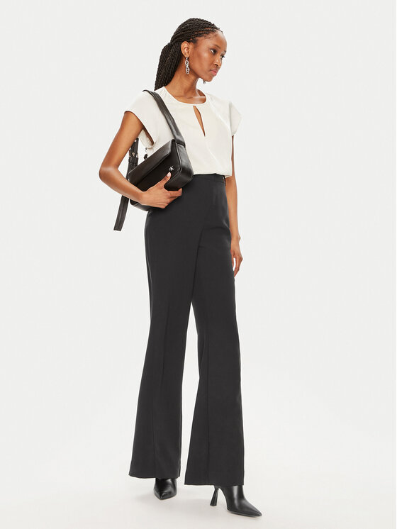 Calvin Klein Calvin Klein Halenka K20K207161 Écru Regular Fit