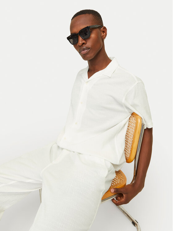 Jack&Jones Jack&Jones Cămașă Luke 12255781 Alb Relaxed Fit
