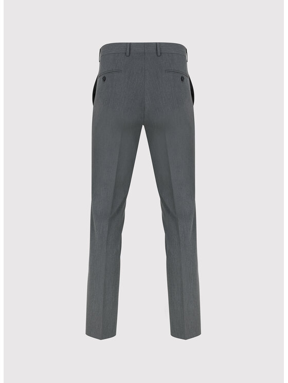 Pako Lorente Pako Lorente Spodnie garniturowe P25WF-6G-011 Szary Slim Fit