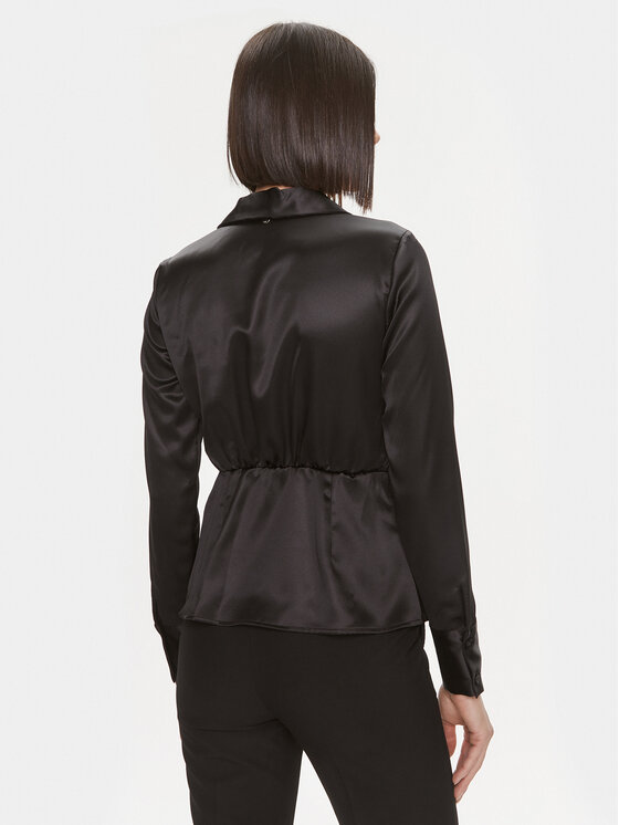 Liu Jo Liu Jo Bluse MF3216 T3450 Schwarz Regular Fit