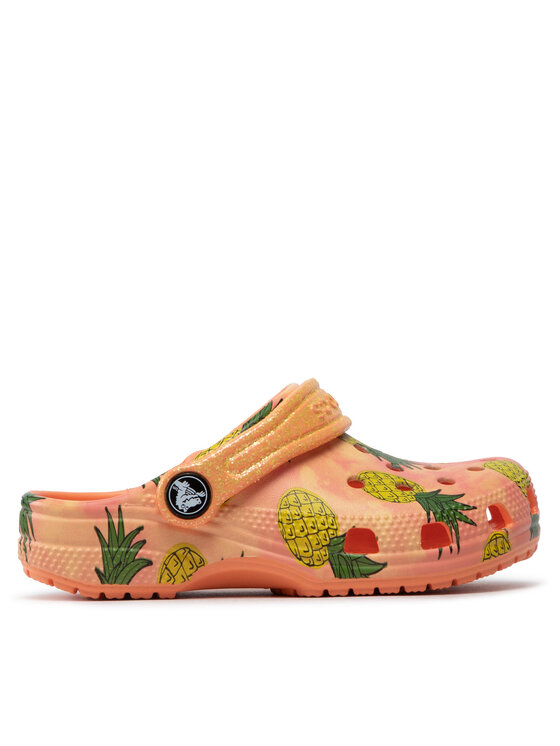 Crocs Șlapi Classic Pool Party Clog K 207826 Portocaliu | Modivo.ro