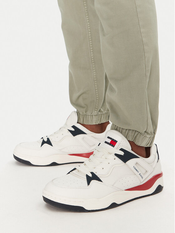 Tommy Jeans Tommy Jeans Joggers kalhoty Austin DM0DM20283 Zelená Slim Fit