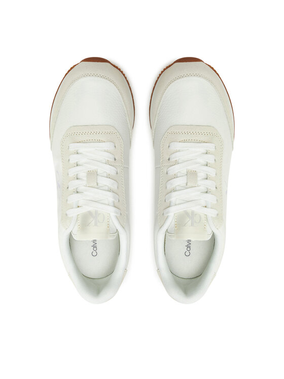 Calvin Klein Jeans Calvin Klein Jeans Tenisice Runner Laceup Low Mix Mg YW0YW01798 Bijela