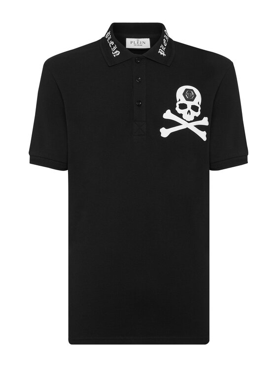 PHILIPP PLEIN PHILIPP PLEIN Polo 231 Czarny Slim Fit