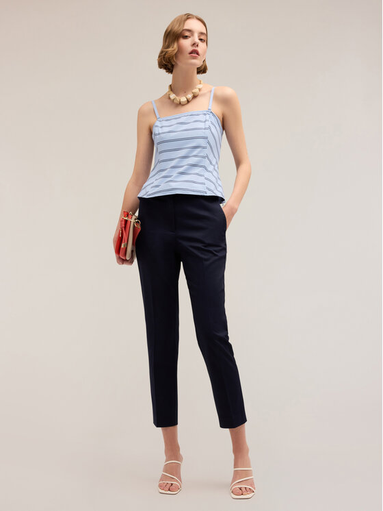 Motivi Motivi Pantaloni di tessuto P203Q203925N034 Blu Regular Fit