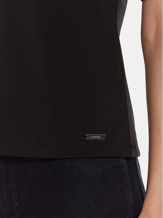 Calvin Klein Calvin Klein Polo LV044C221G Crna Slim Fit