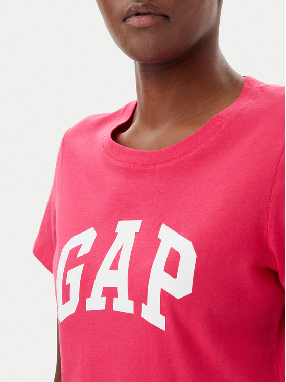 Gap Gap T-Shirt 729555-08 Różowy Regular Fit