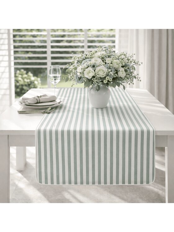 Roseberry Home Roseberry Home Bieżnik dwustronny Roselle & Stripes Różowy