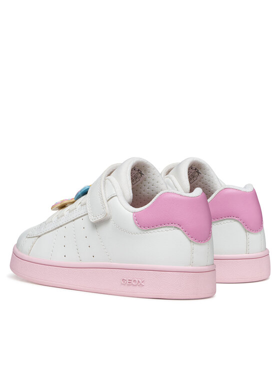 Geox Geox Sneakersy J Eclyper Girl J65LRF 000BC C1364 S Biały